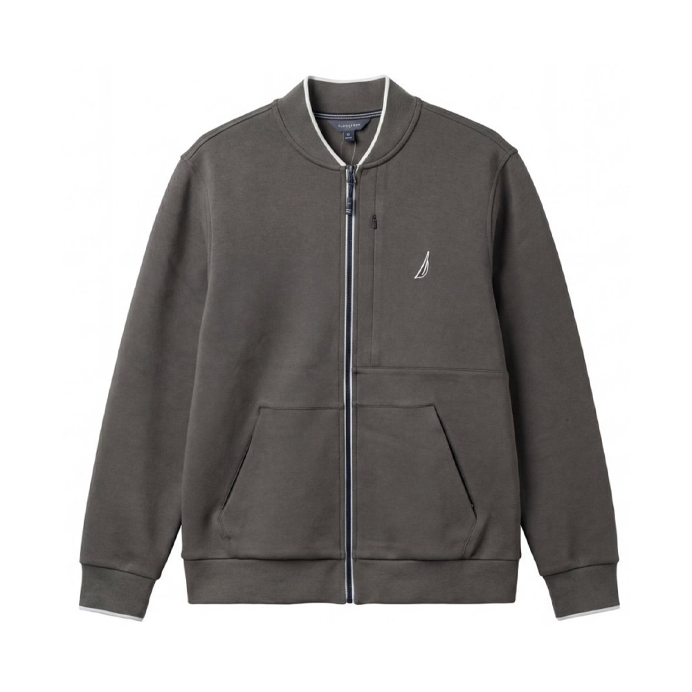 Chaqueta de piloto con cuello acanalado Airlayed para hombre