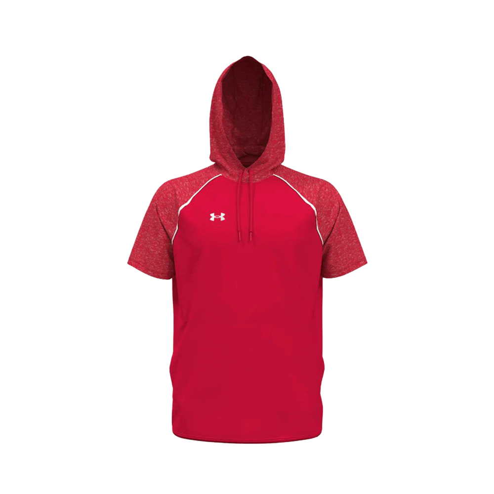 Camisa con capucha de manga corta de secado rápido para hombre