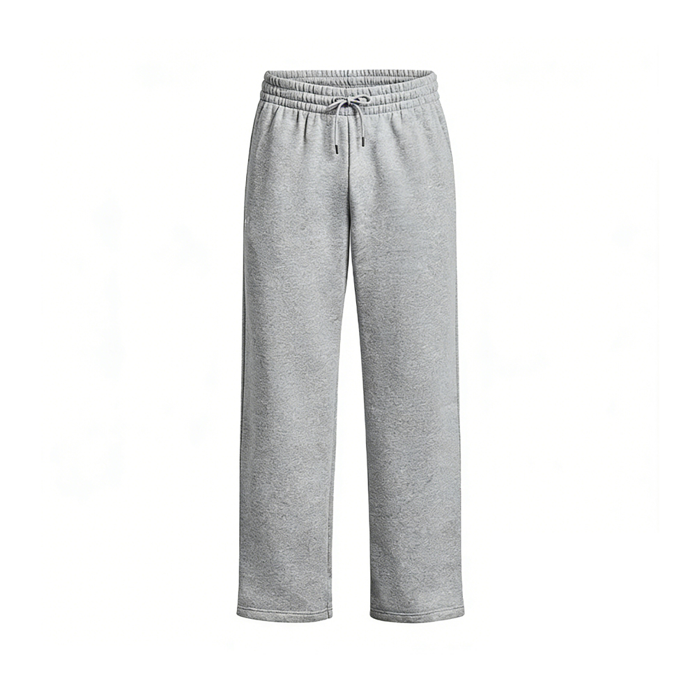 Pantalones polar gris jaspeado premium para hombre