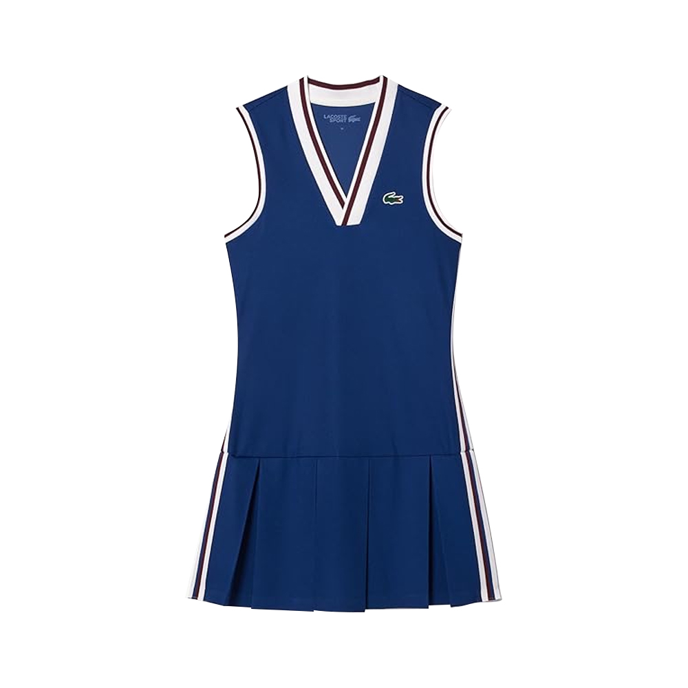 Vestido deportivo de costilla elástica de nailon para mujer